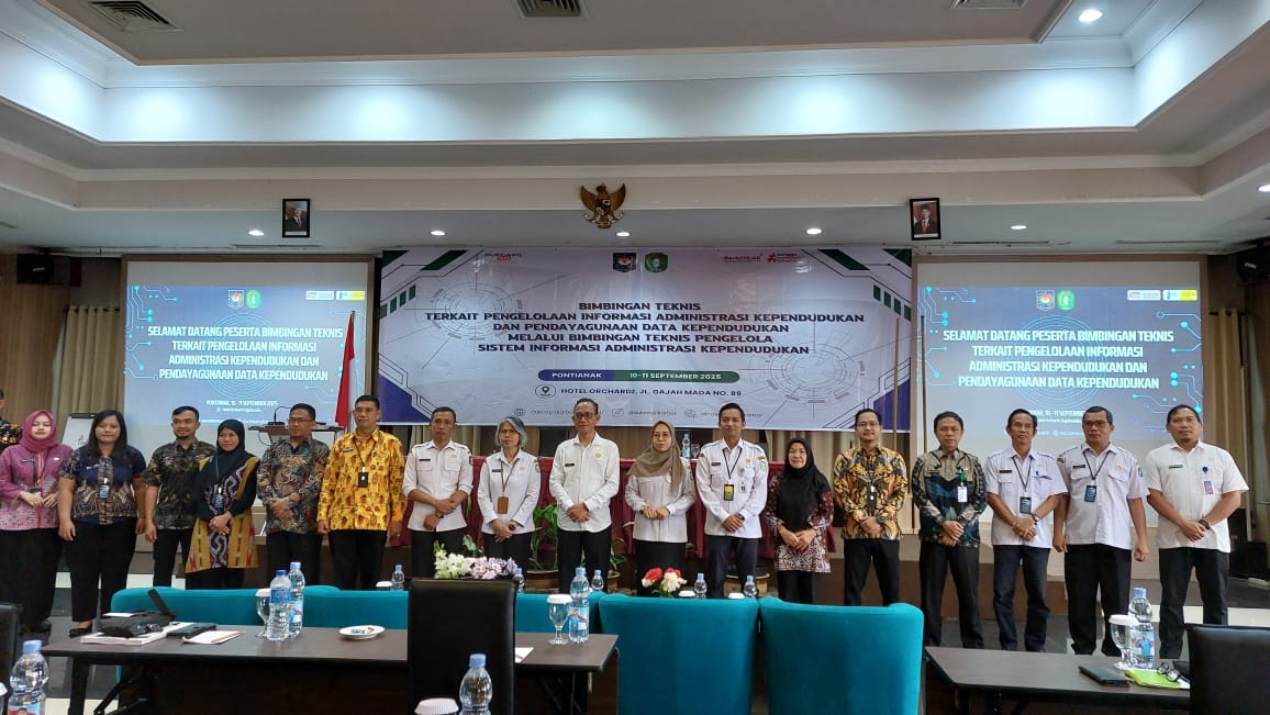 Pejabat PIAK dan ADB Disdukcapil se Kalbar Ikuti Bimtek Pengelola Sistem Informasi Administrasi Kependudukan