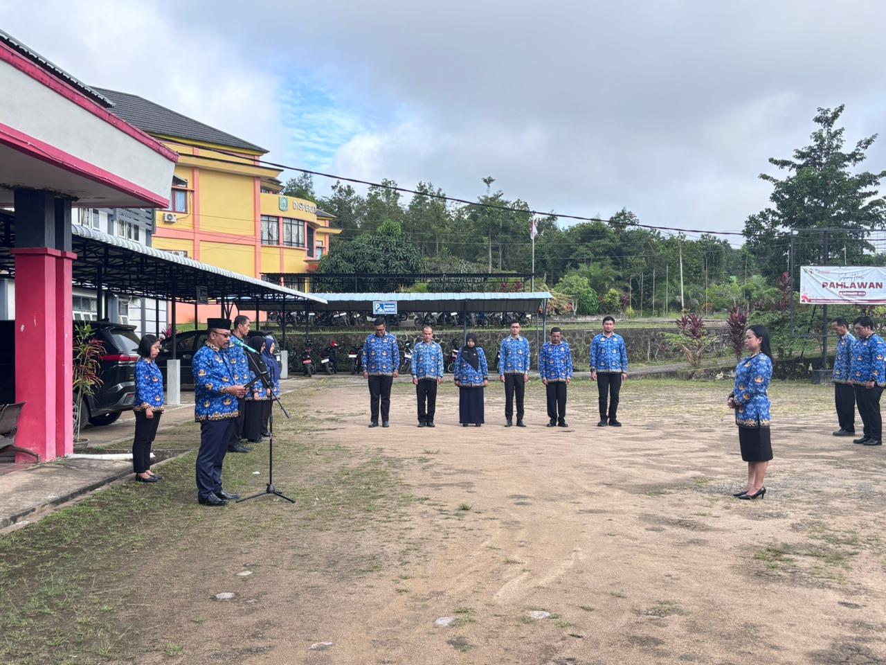 Apel Rutin Senin Pagi Disdukcapil Kabupaten Sanggau